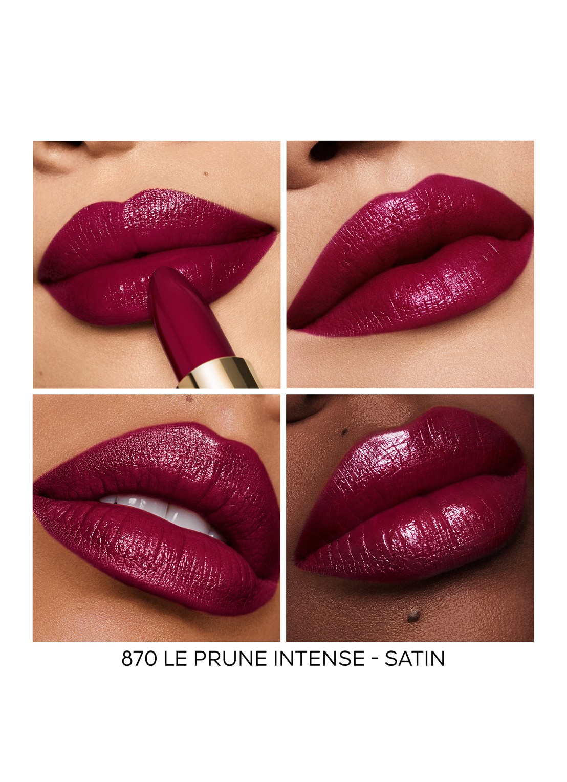 Guerlain Rouge G Satin Lipstick Refill - navulling - detail 2 870 le prune intense - satin