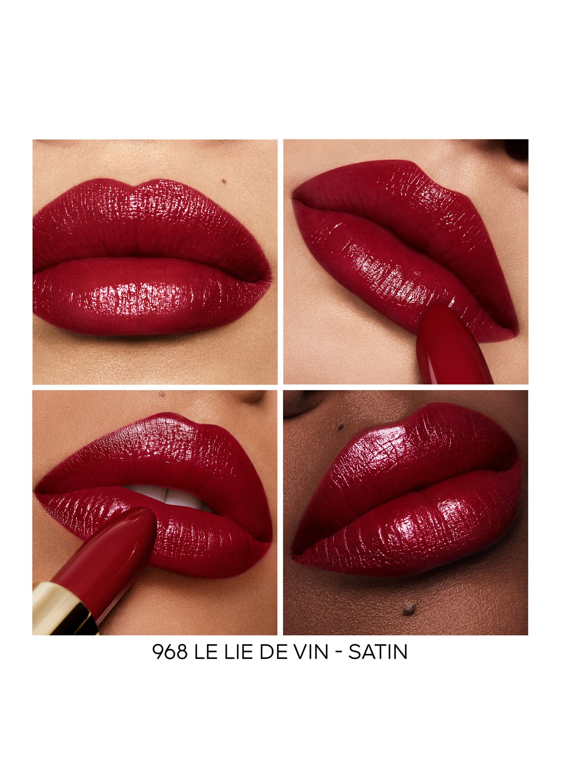 Guerlain Rouge G Satin Lipstick Refill - navulling - detail 5 968 le lie de vin - satin