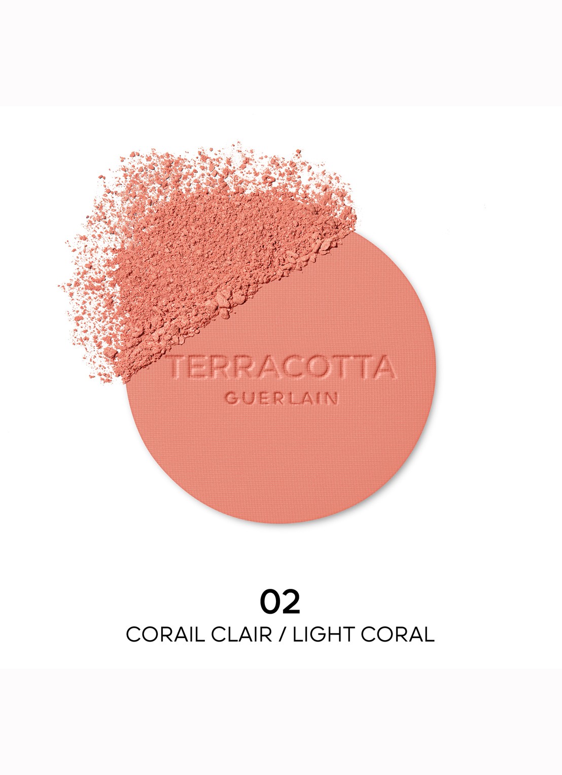 Guerlain Terracotta Blush - blush - voorkant 2 02 – corail clair / light coral