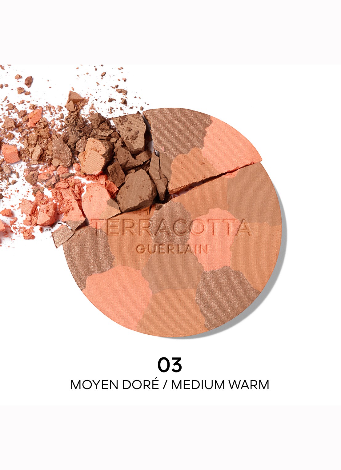 Guerlain Terracotta Light bronzer - bronzer - voorkant 7 03 moyen doré / medium warm