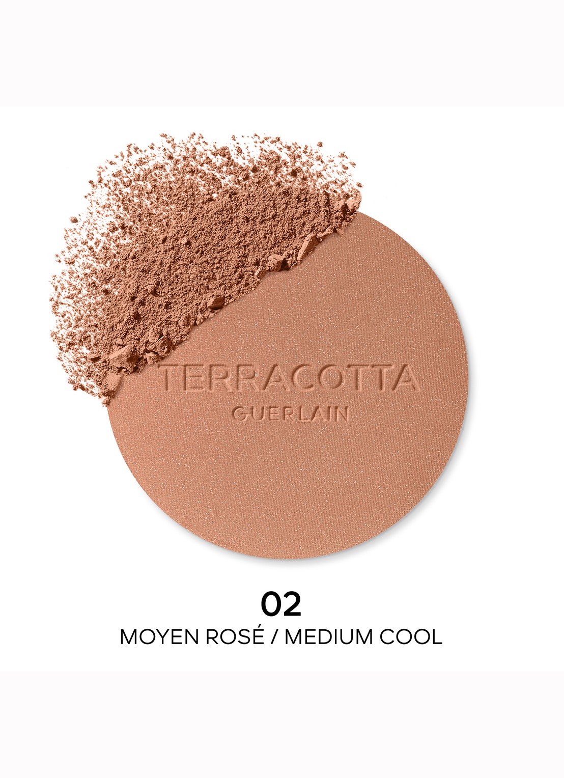 Guerlain Terracotta Powder - bronzer - voorkant 2 02 moyen rosé / medium cool
