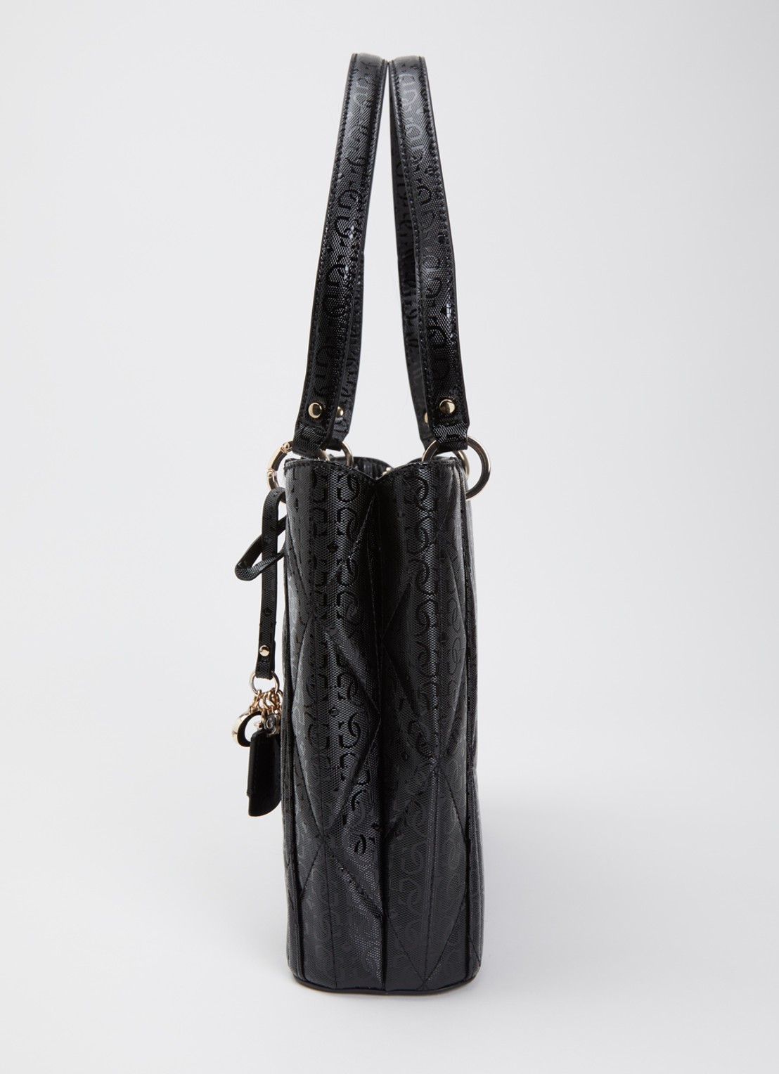 GUESS Aldina Noelle schoudertas met logoprint - detail 5 zwart