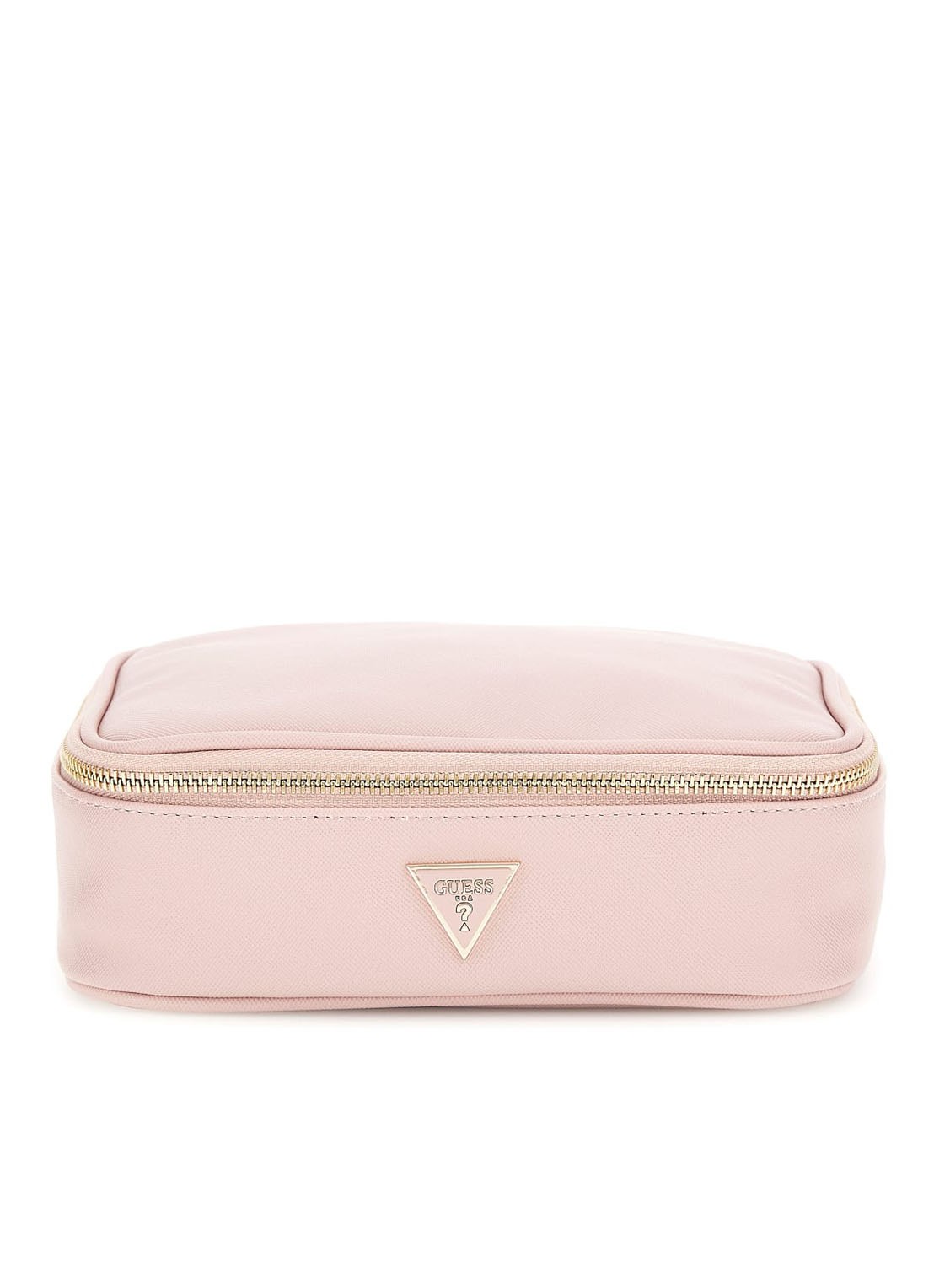GUESS All In One toilettas met logo set van 3 - voorkant 2 roze