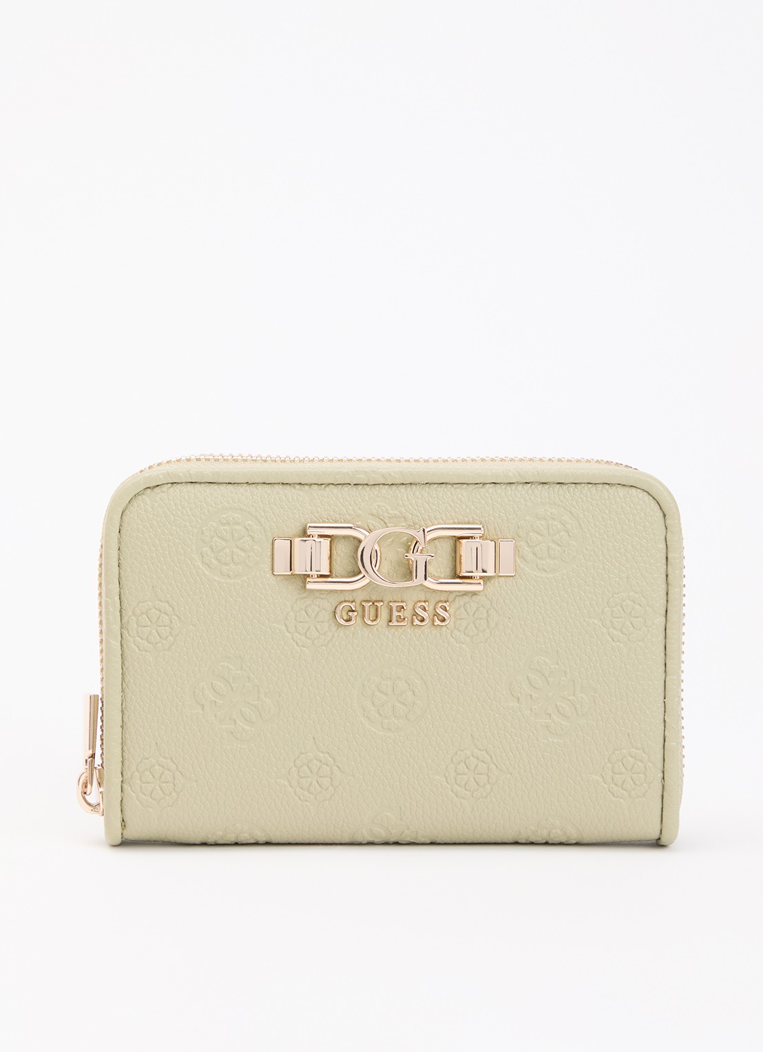 GUESS Anise portemonnee met print - voorkant lindegroen