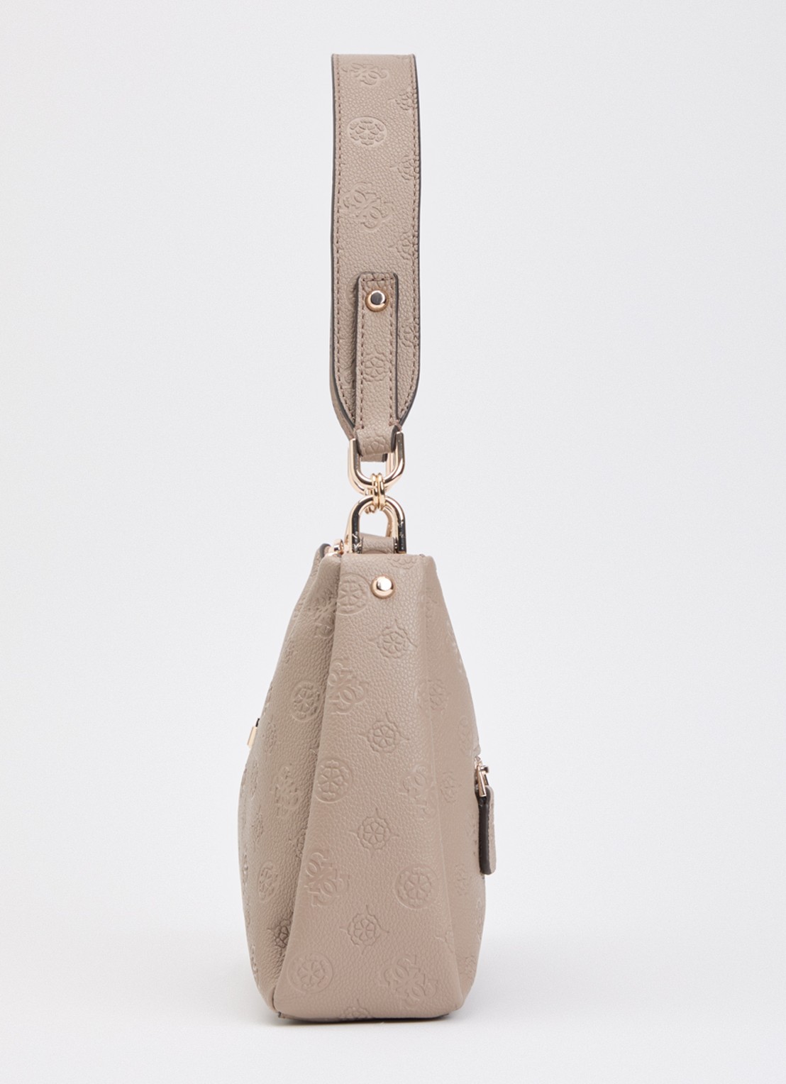GUESS Anise schoudertas met logoprint  - detail 5 taupe