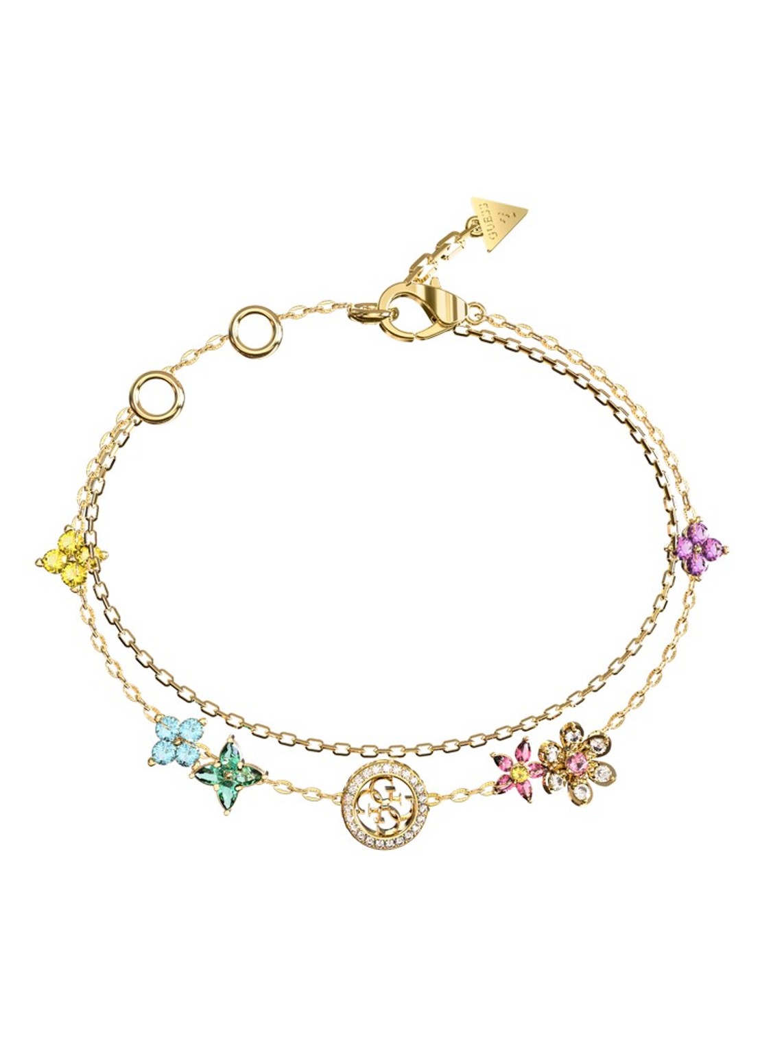 GUESS Armband JUBB06029JWYGMCS - voorkant goud
