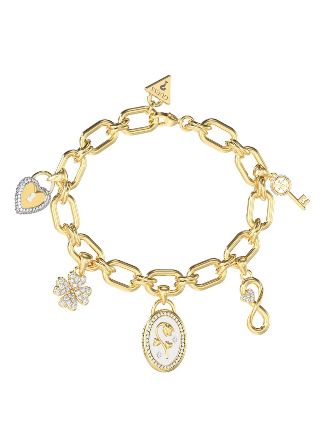 GUESS Armband JUBB06042JWYGS - voorkant goud