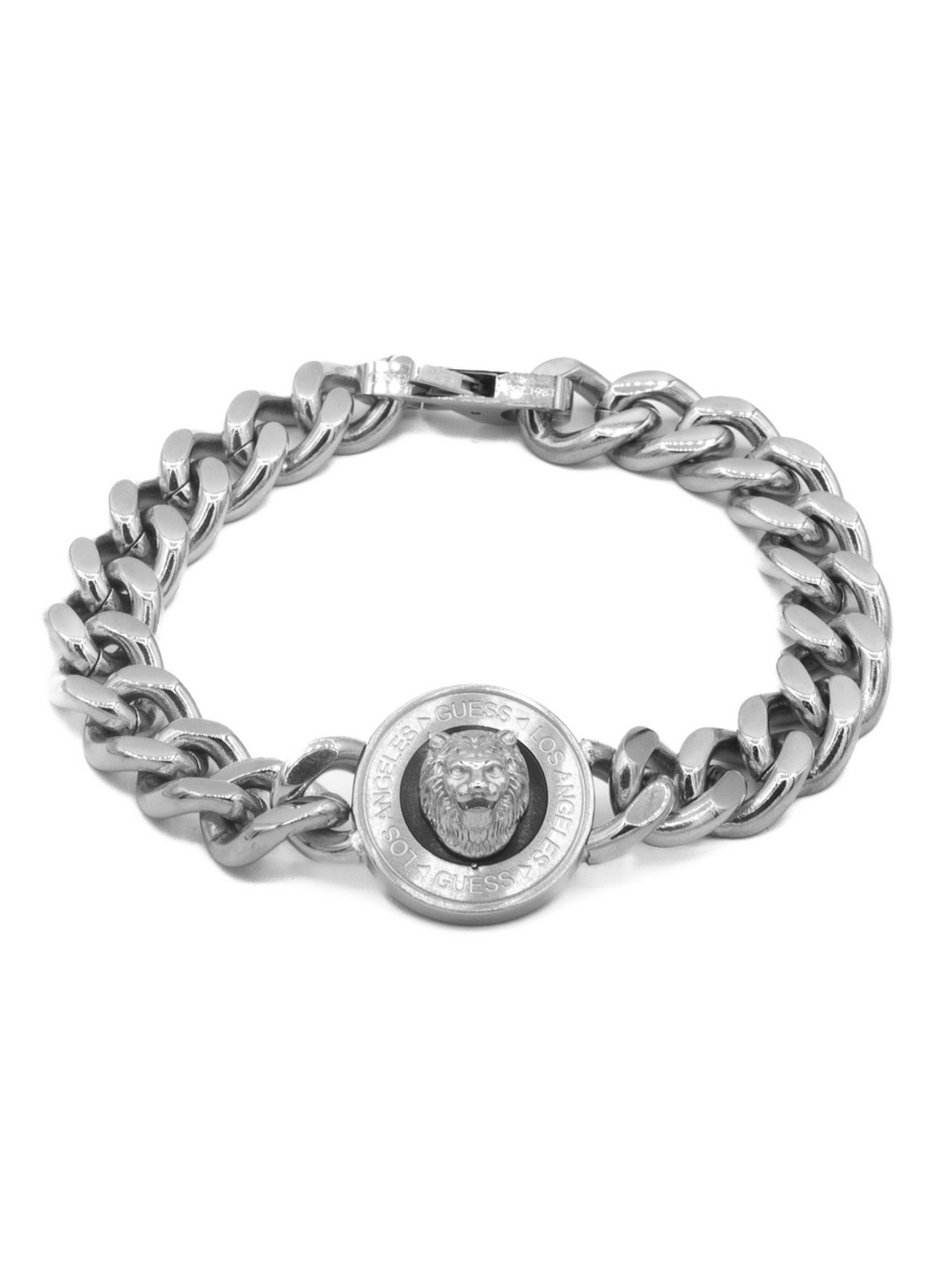 GUESS Armband JUMB01314JWSTBKS - voorkant zilver