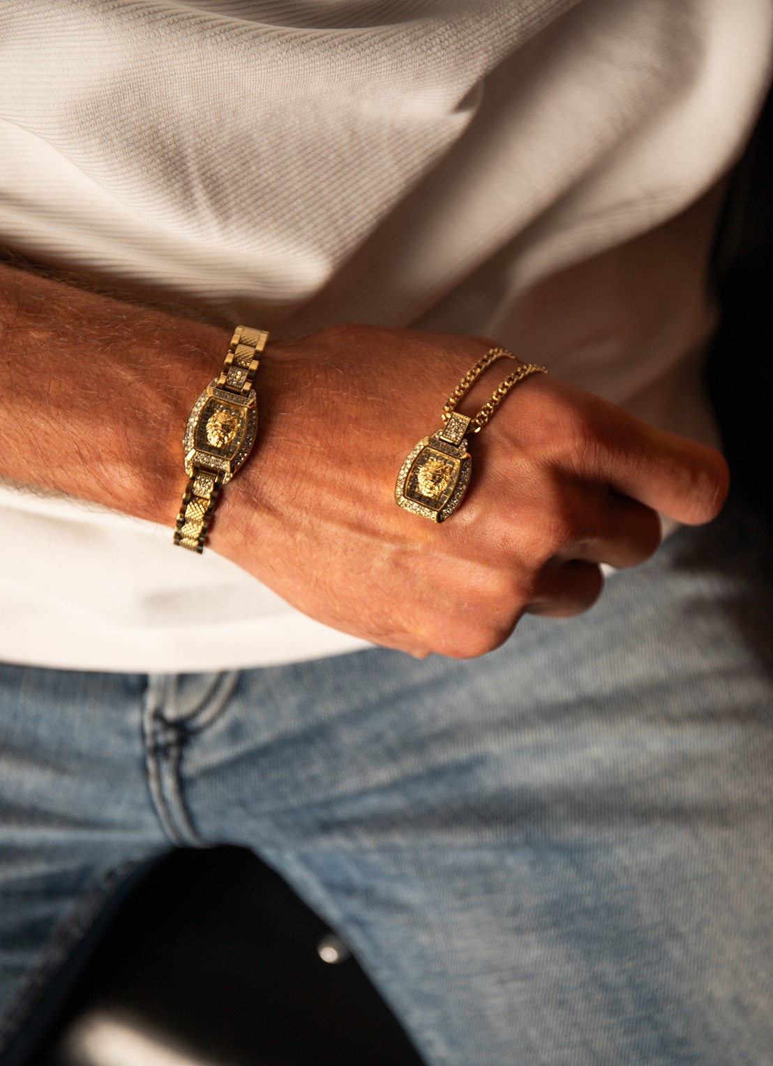 GUESS Armband JUMB05000JWYGT-U  - detail 2 goud