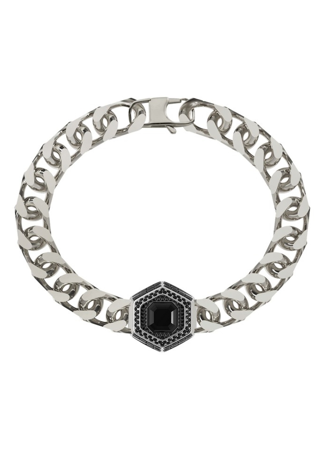 GUESS Armband JUMB06007JWSTSG - voorkant zilver