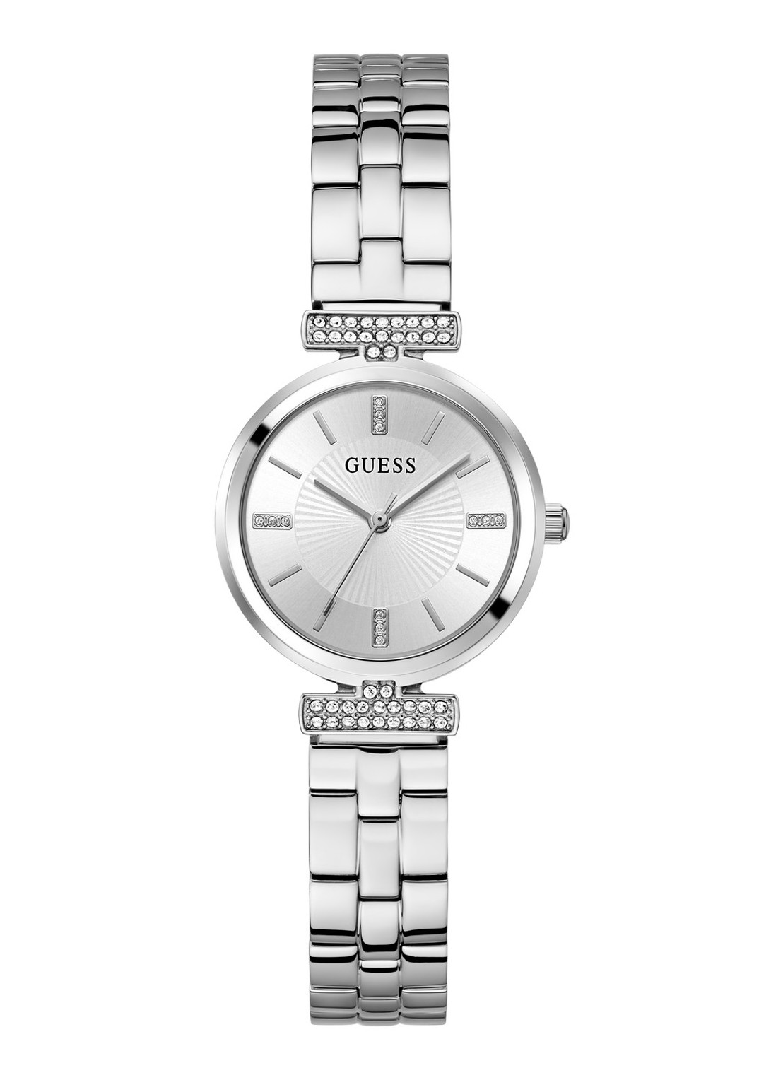 GUESS Array horloge GW0762L1 - voorkant 4 zilver