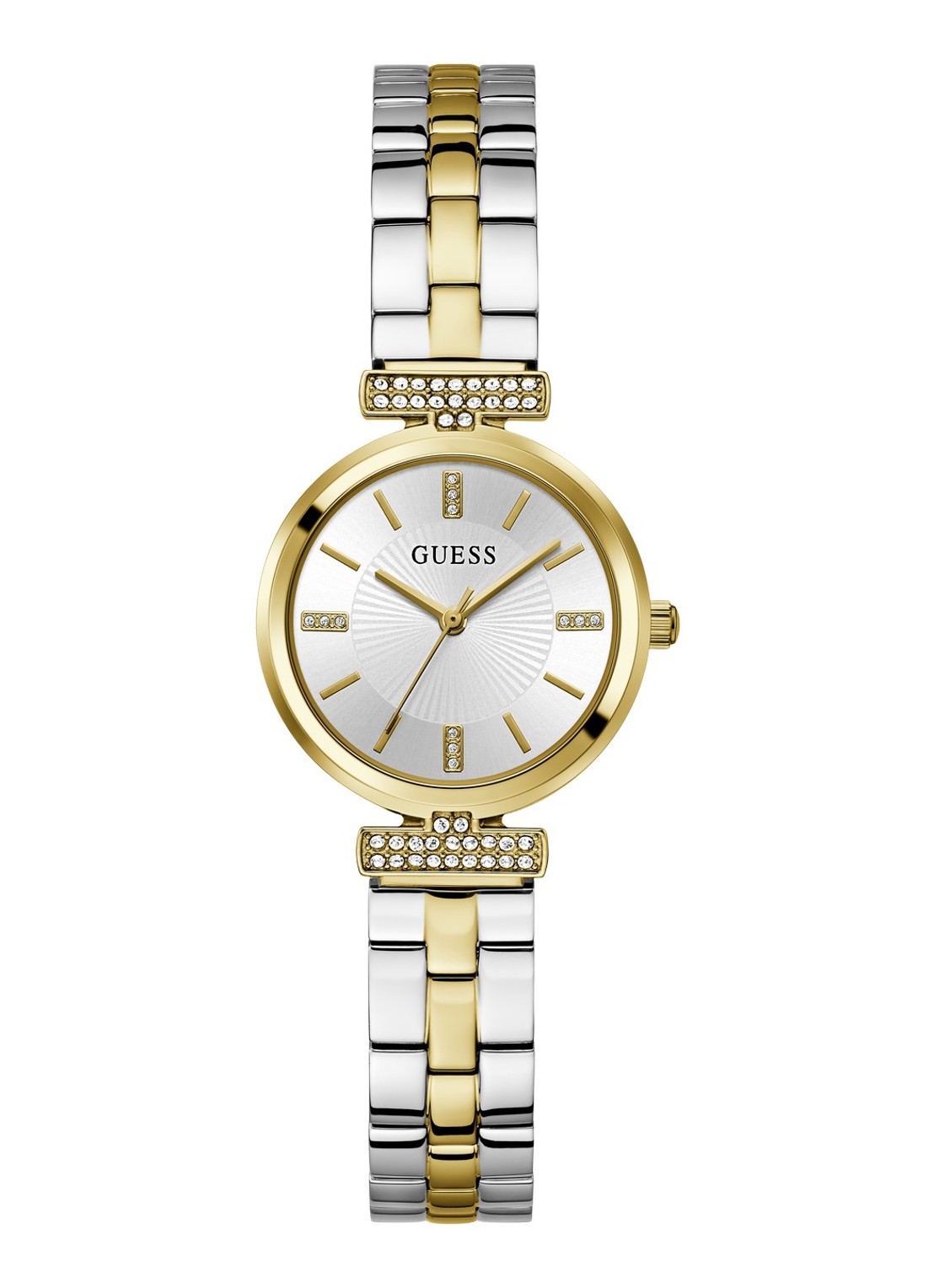 GUESS Array horloge GW0762L5 - voorkant 4 goud