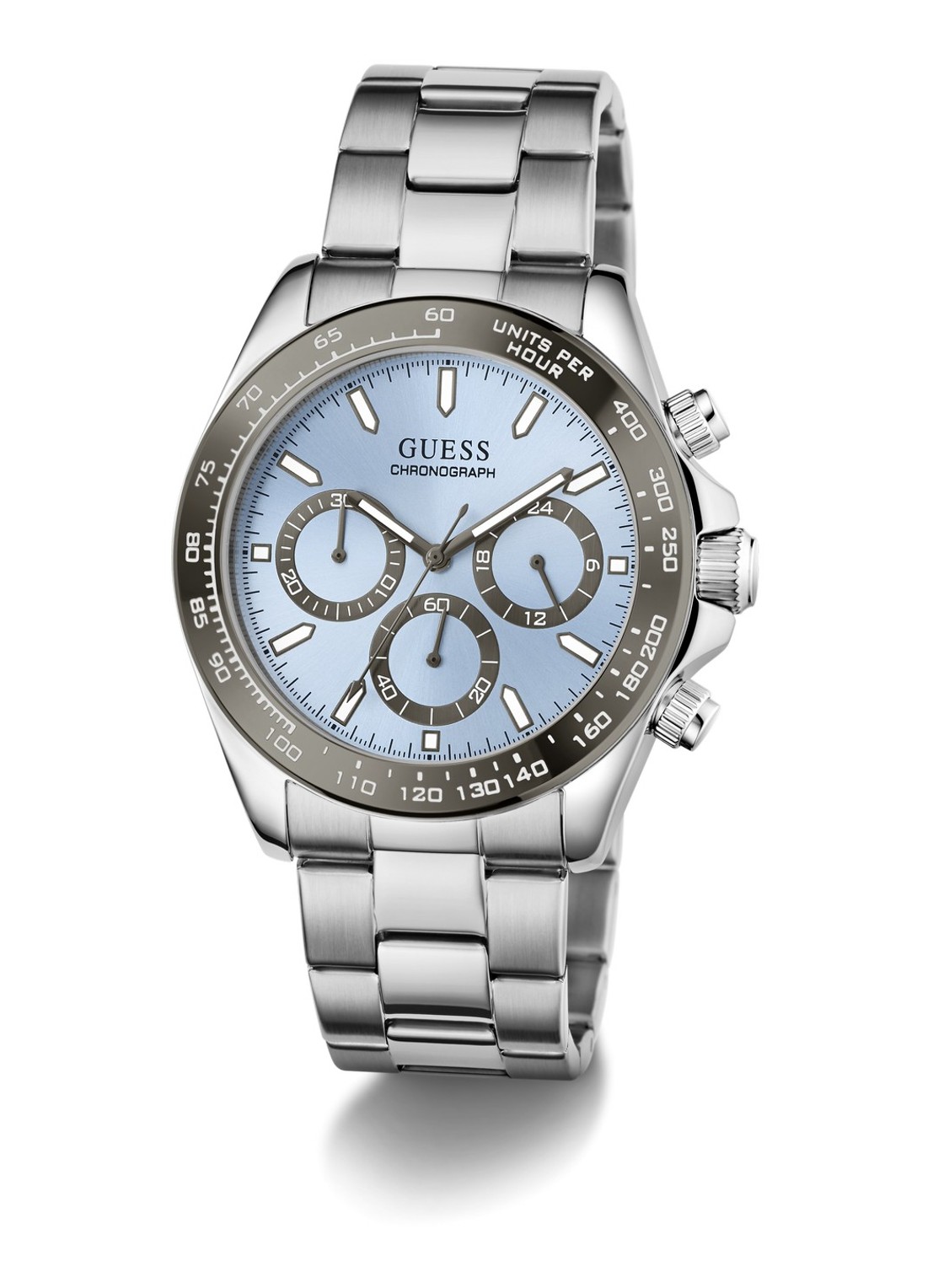 GUESS Arthur horloge GW1058G1 - detail 4 zilver