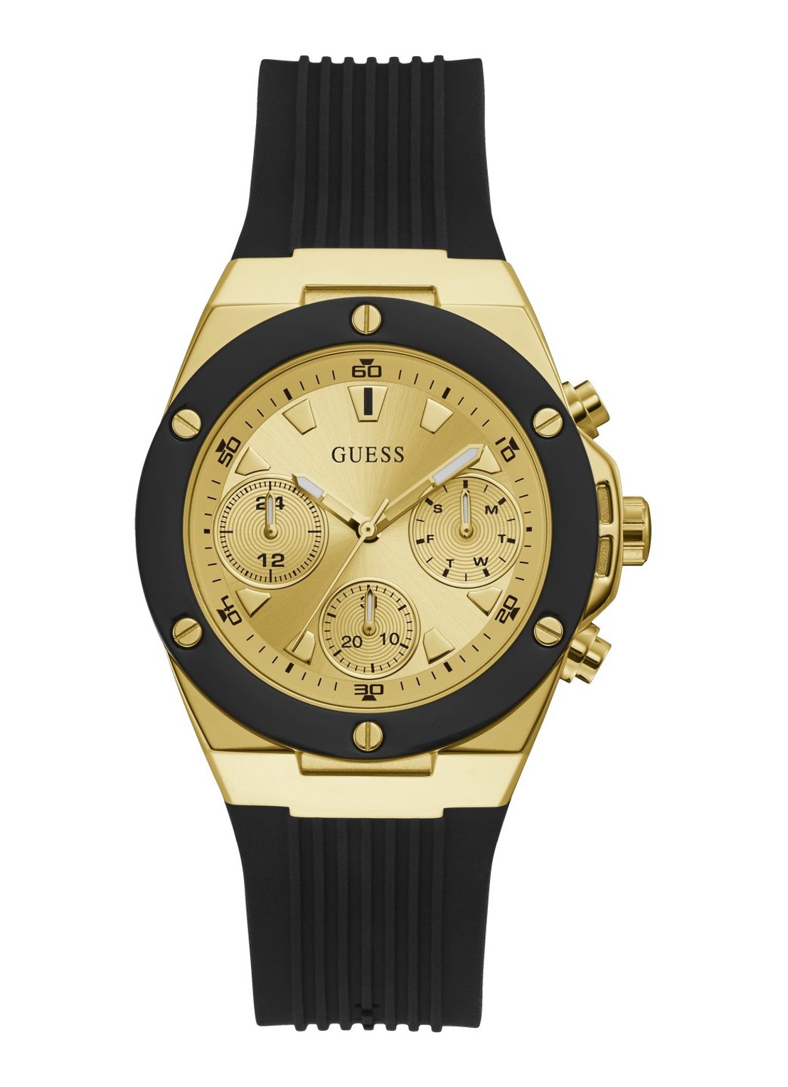 GUESS Athena horloge GW0030L2 - voorkant 3 goud