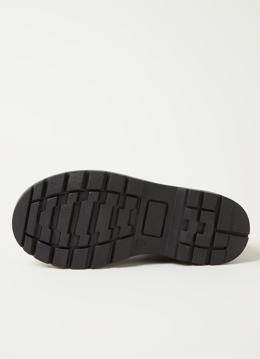 GUESS Biker boot met logo en lak finish - detail 2 zwart