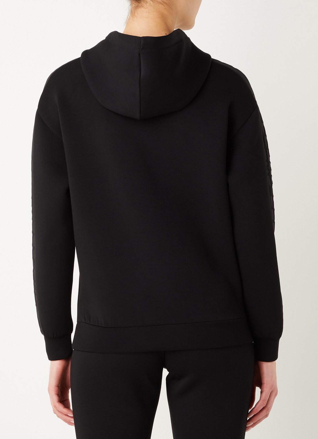 GUESS Brenda hoodie met logo - achterkant 5 zwart