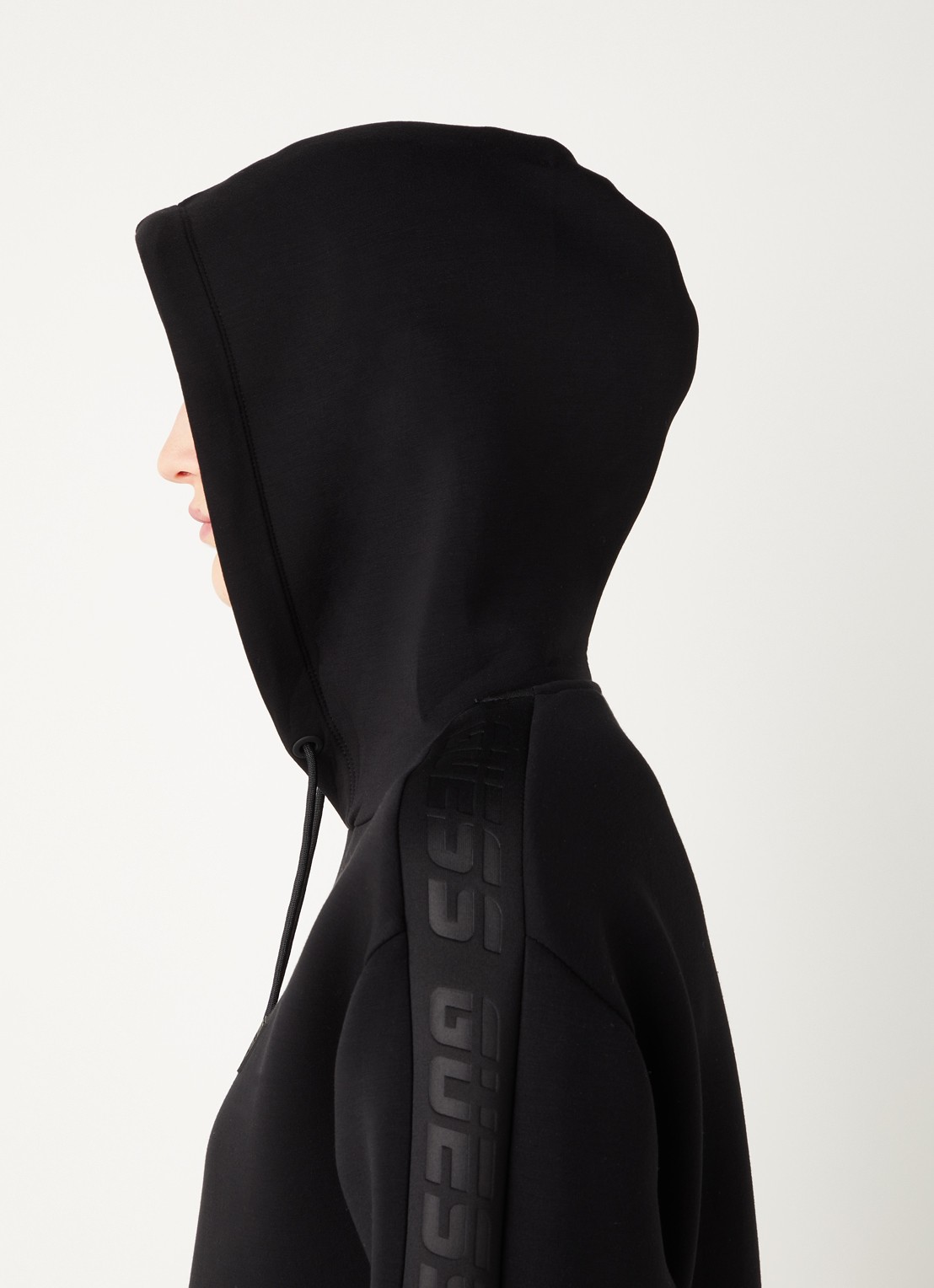 GUESS Brenda hoodie met logo - detail 4 zwart