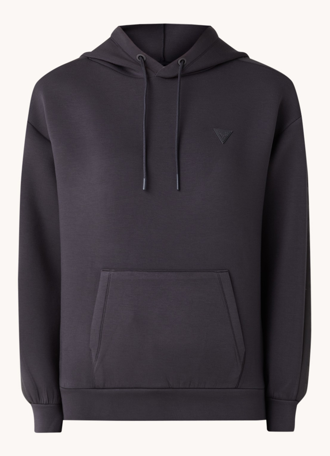 GUESS Brenda hoodie met logo - voorkant antraciet