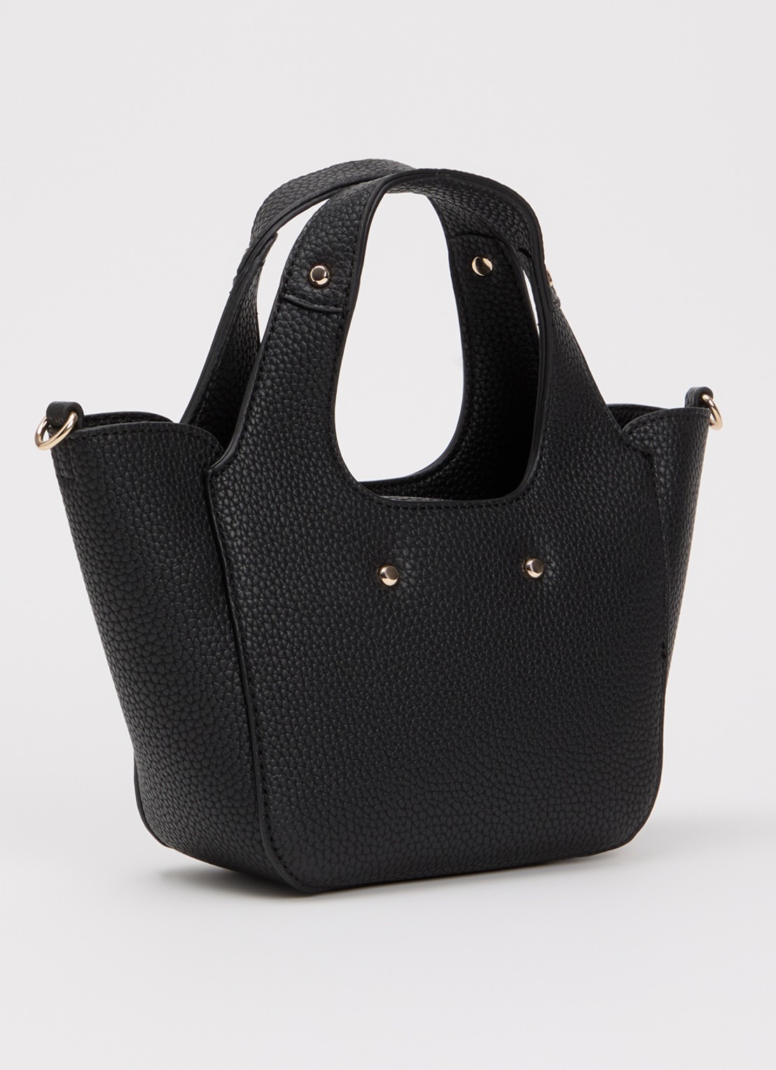 GUESS Calista Mini crossbodytas met uitneembaar etui - achterkant 7 zwart