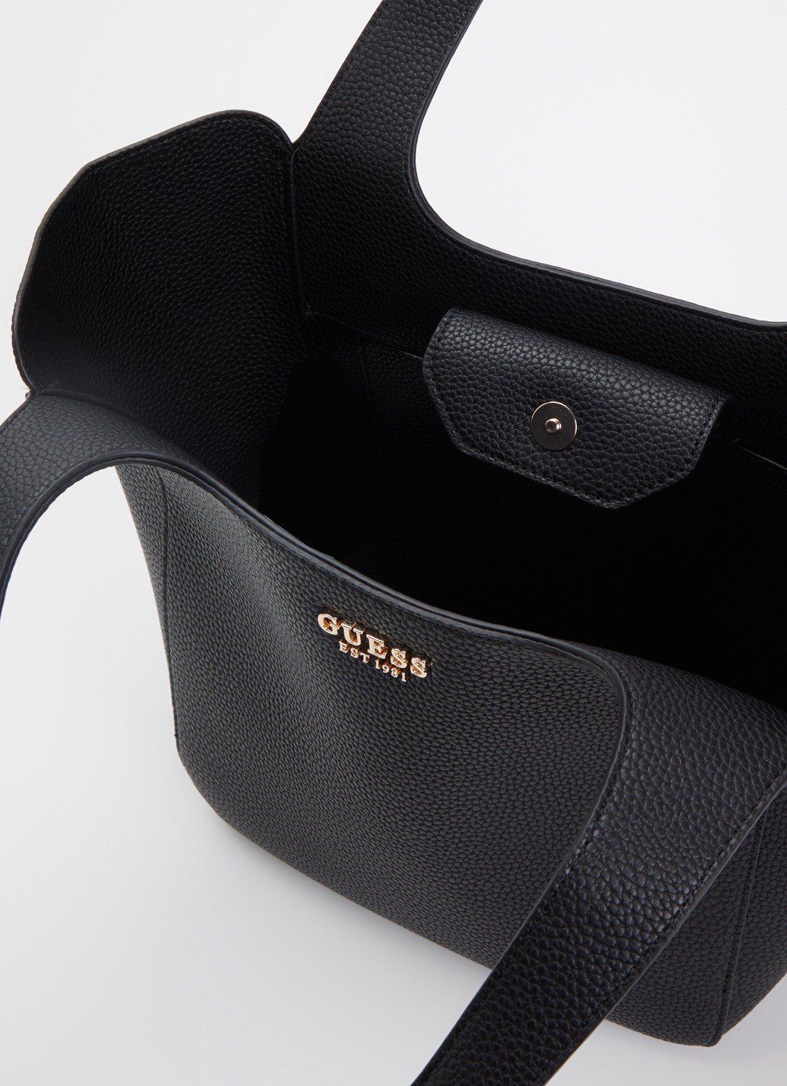 GUESS Calista shopper met uitneembaar etui - detail 4 zwart