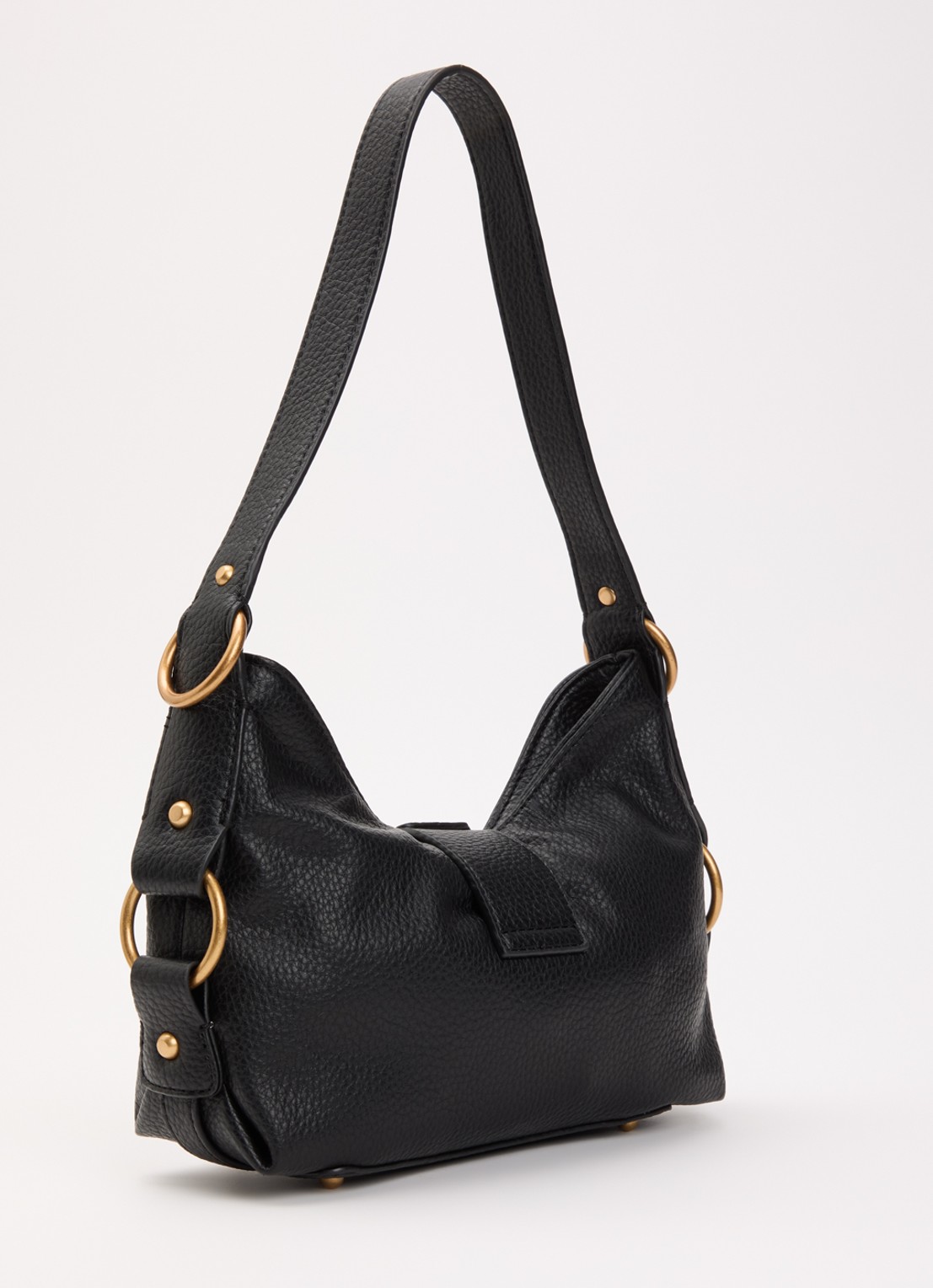 GUESS Camden Mini schoudertas met logo  - achterkant 4 zwart