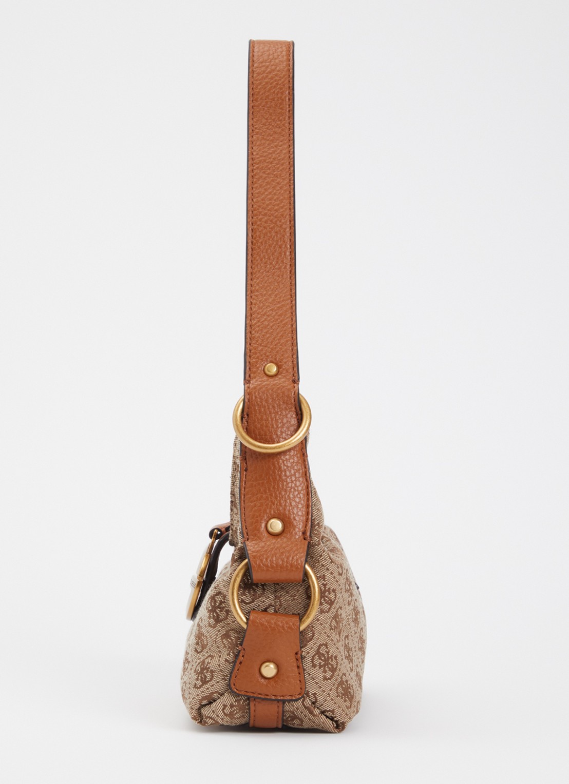 GUESS Camden Mini schoudertas met logoprint - detail 2 beige