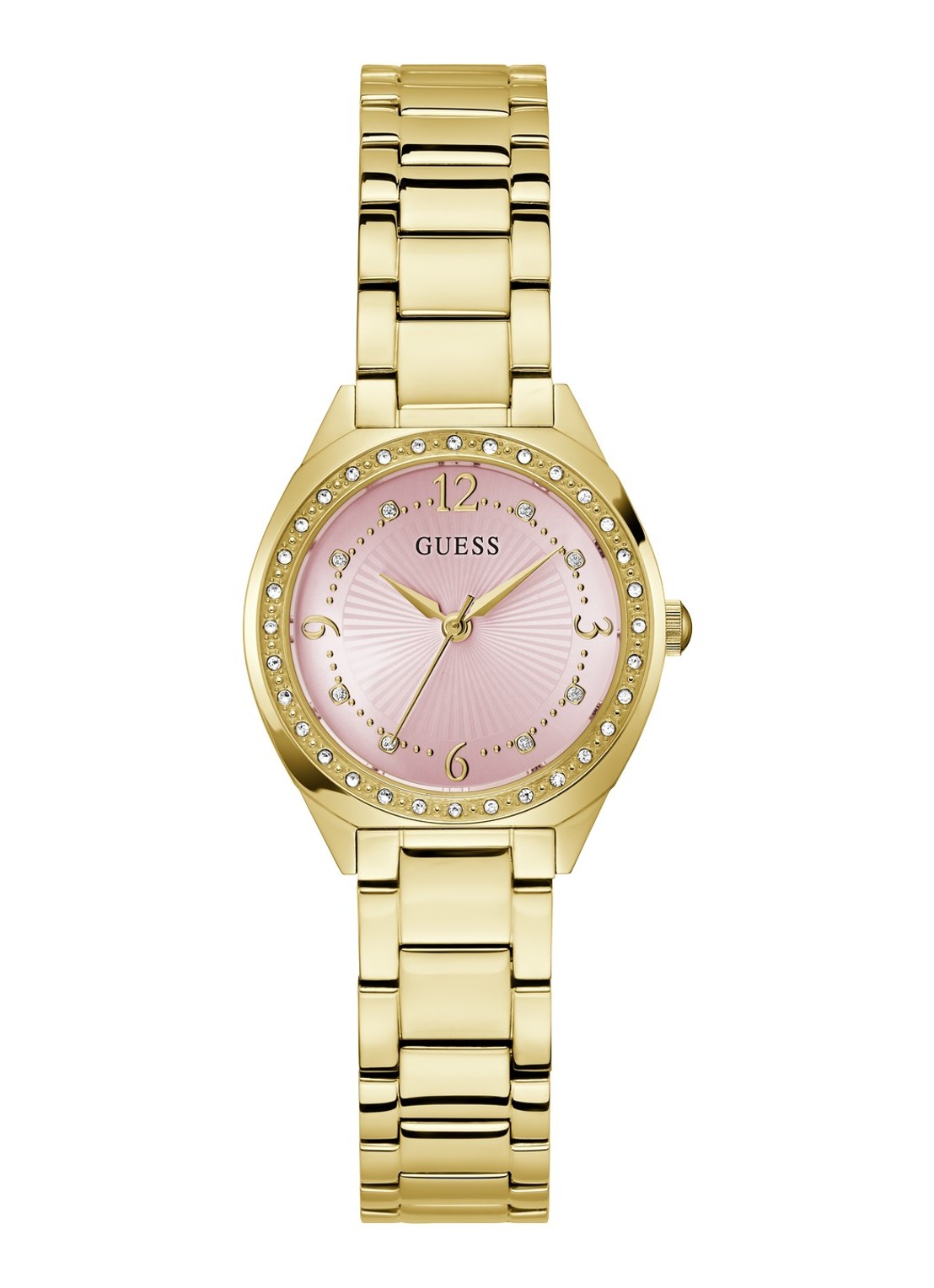 GUESS Charlotte horloge GW0767L7 - voorkant 4 goud