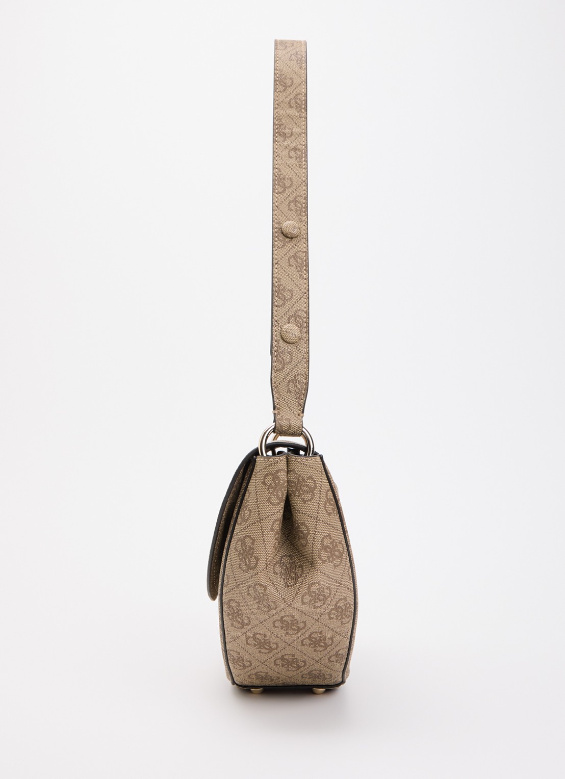 GUESS Coleen crossbodytas met logoprint - detail 3 gebroken wit