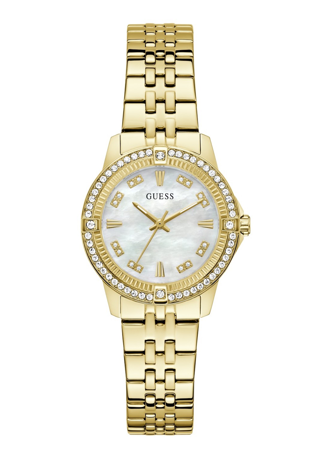 GUESS Colette horloge GW1027L2 - voorkant 4 goud