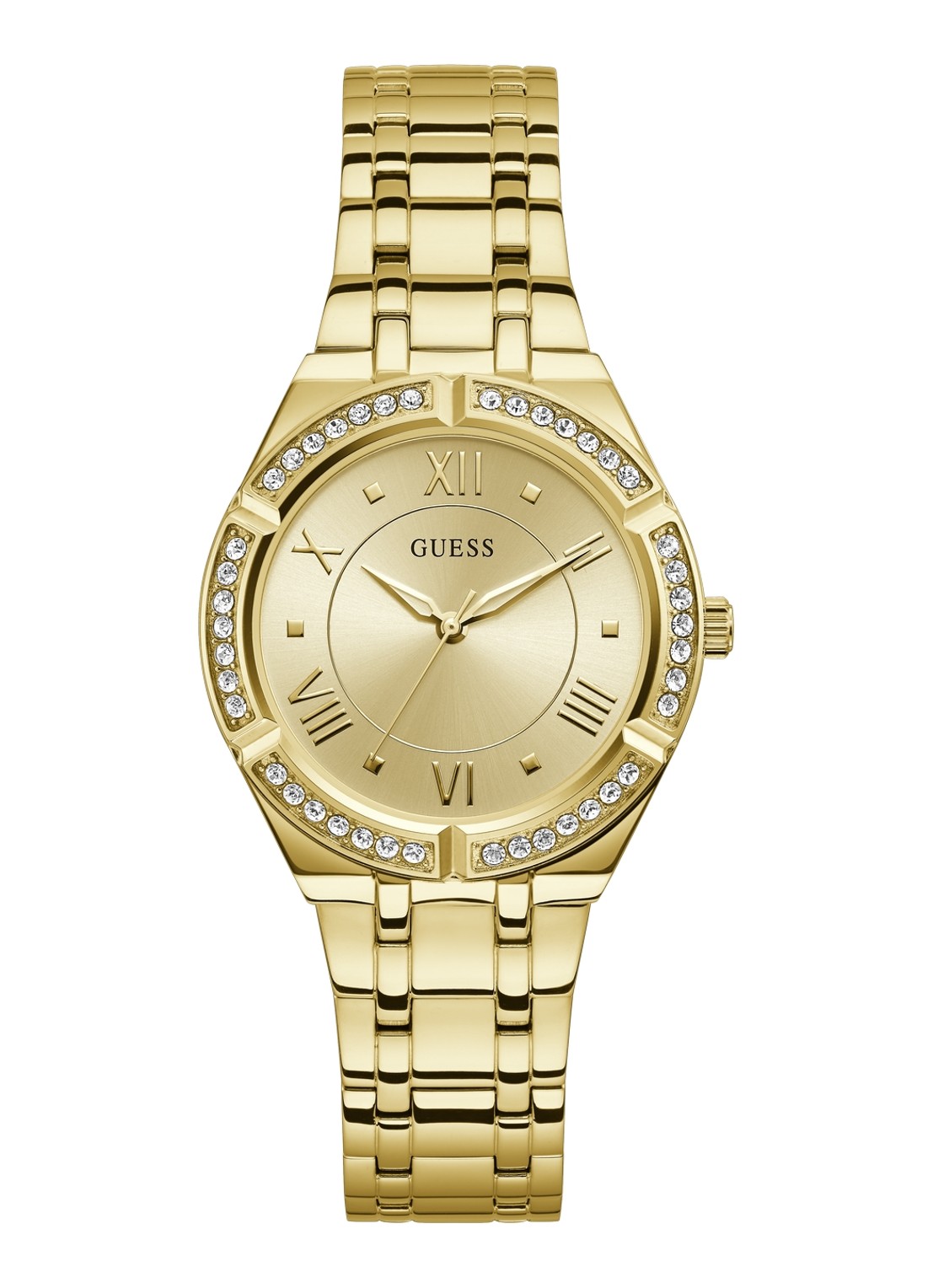 GUESS Cosmo horloge GW0033L2 - voorkant 4 goud