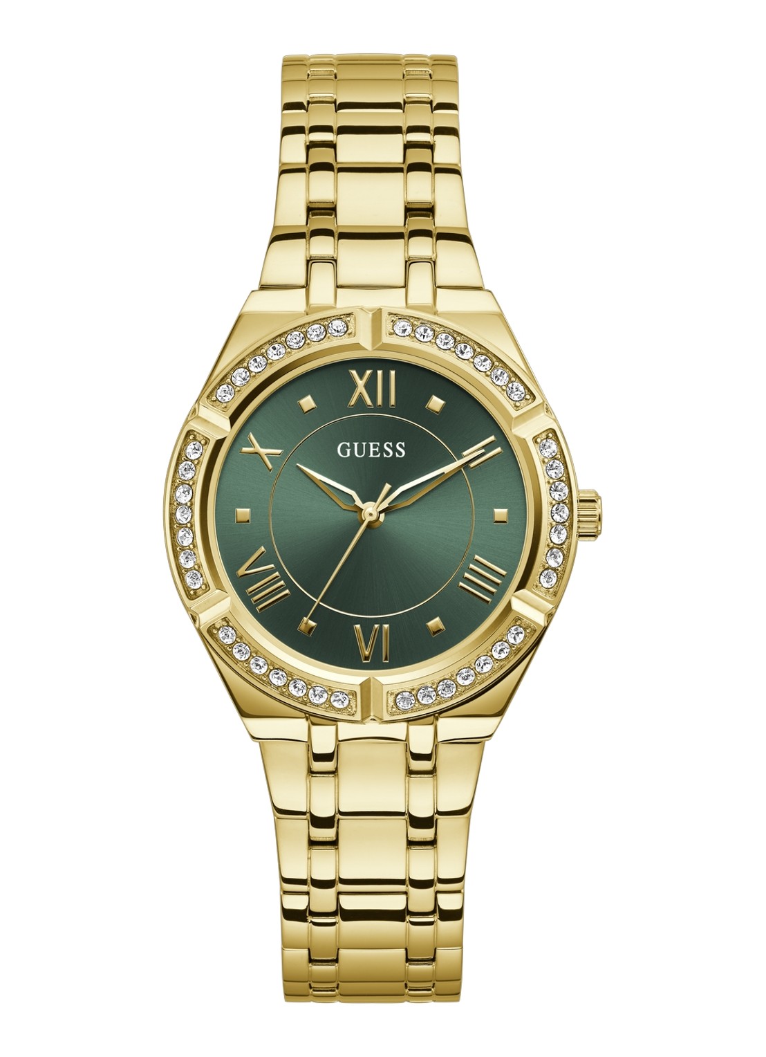 GUESS Cosmo horloge GW0033L8 - voorkant 4 goud