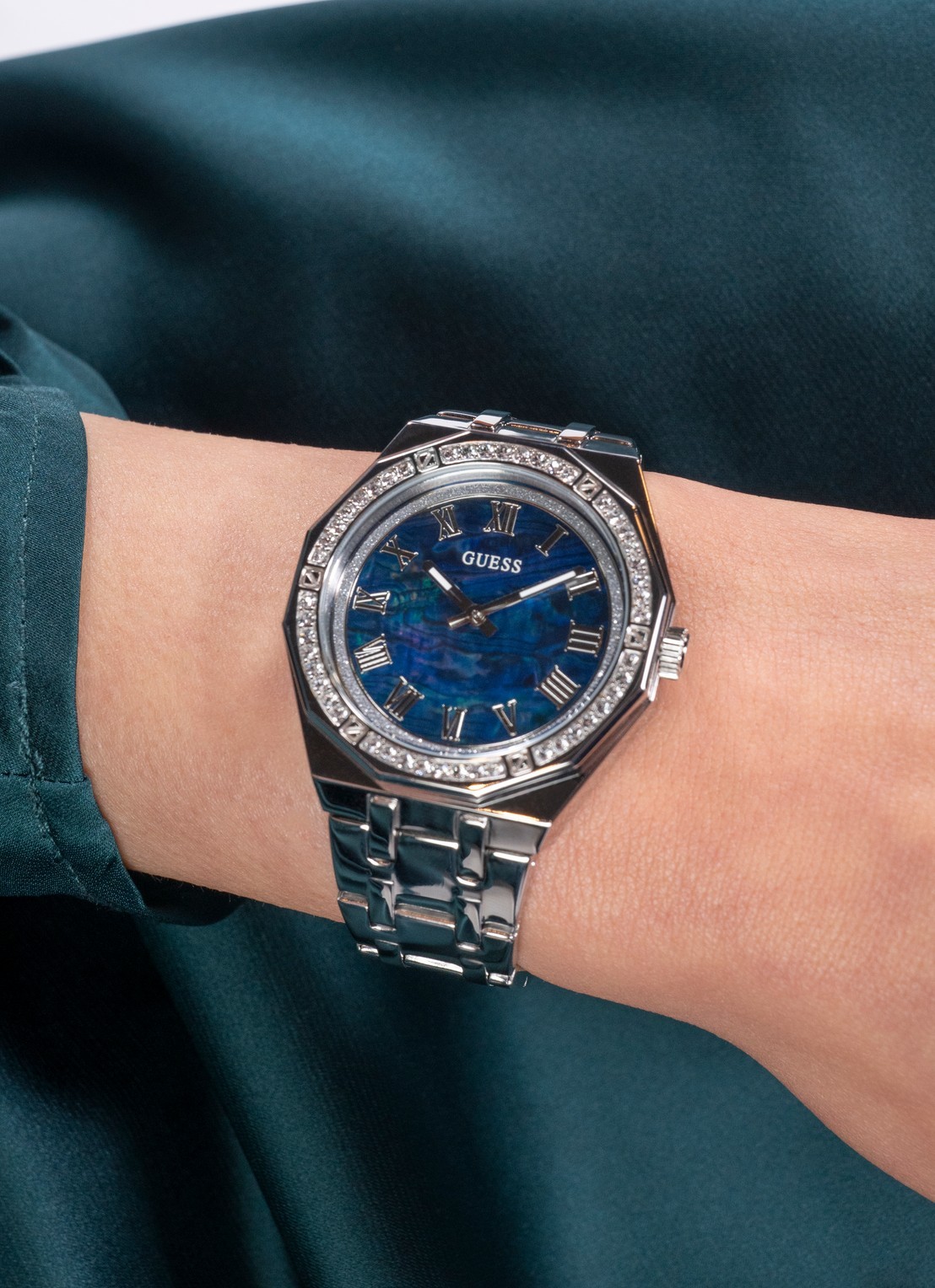 GUESS Desire horloge GW0770L1 - detail 5 zilver
