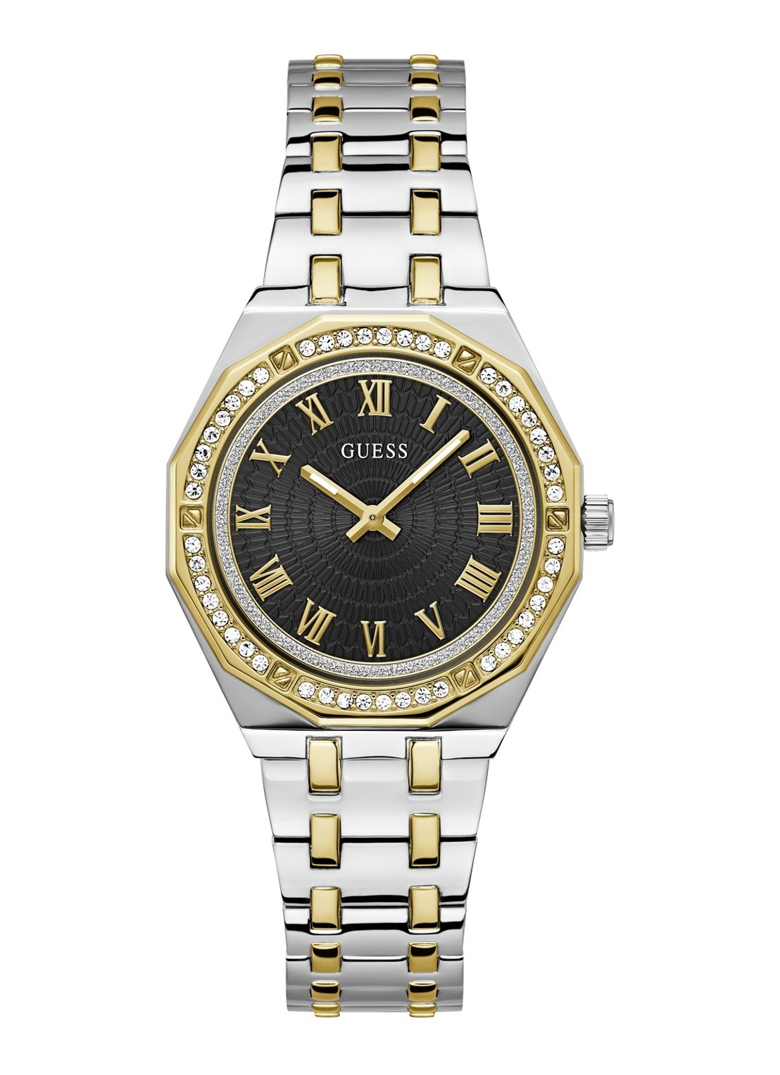 GUESS Desire horloge GW0770L4  - voorkant 4 zilver