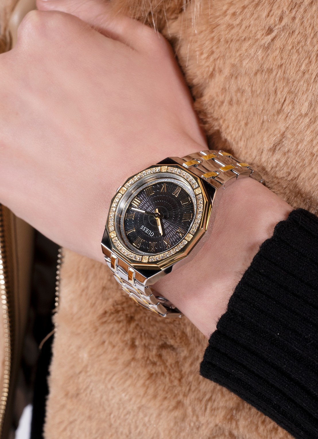 GUESS Desire horloge GW0770L4  - voorkant 5 zilver