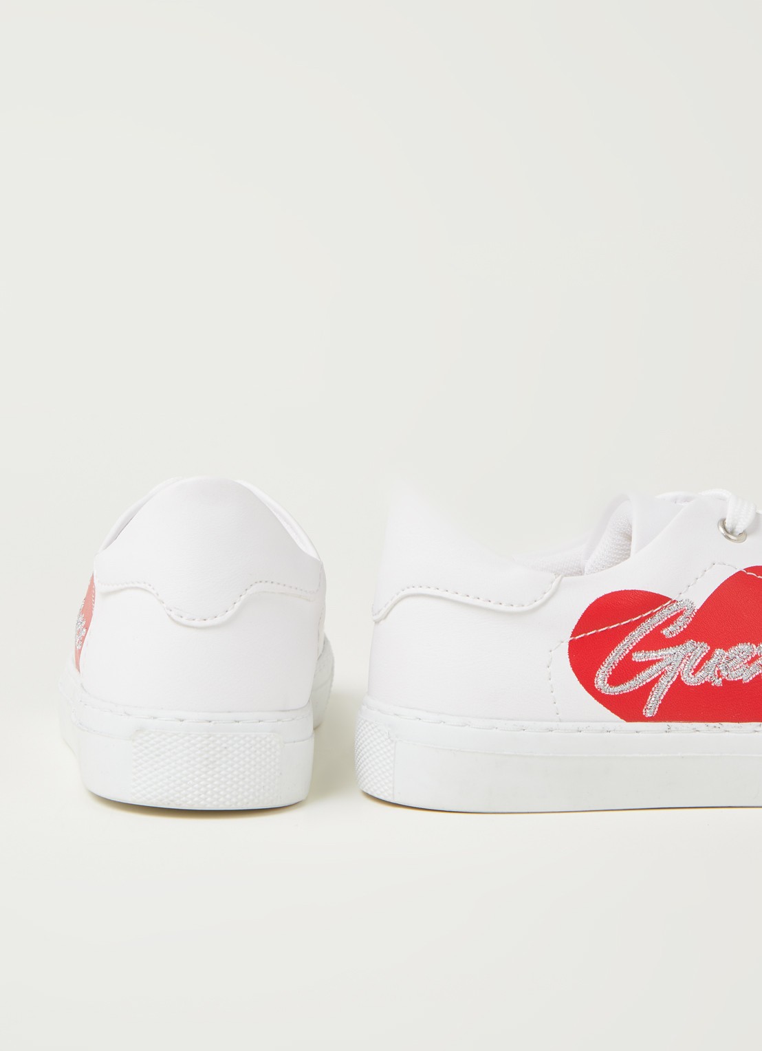 GUESS Ellie sneaker met logo - detail wit