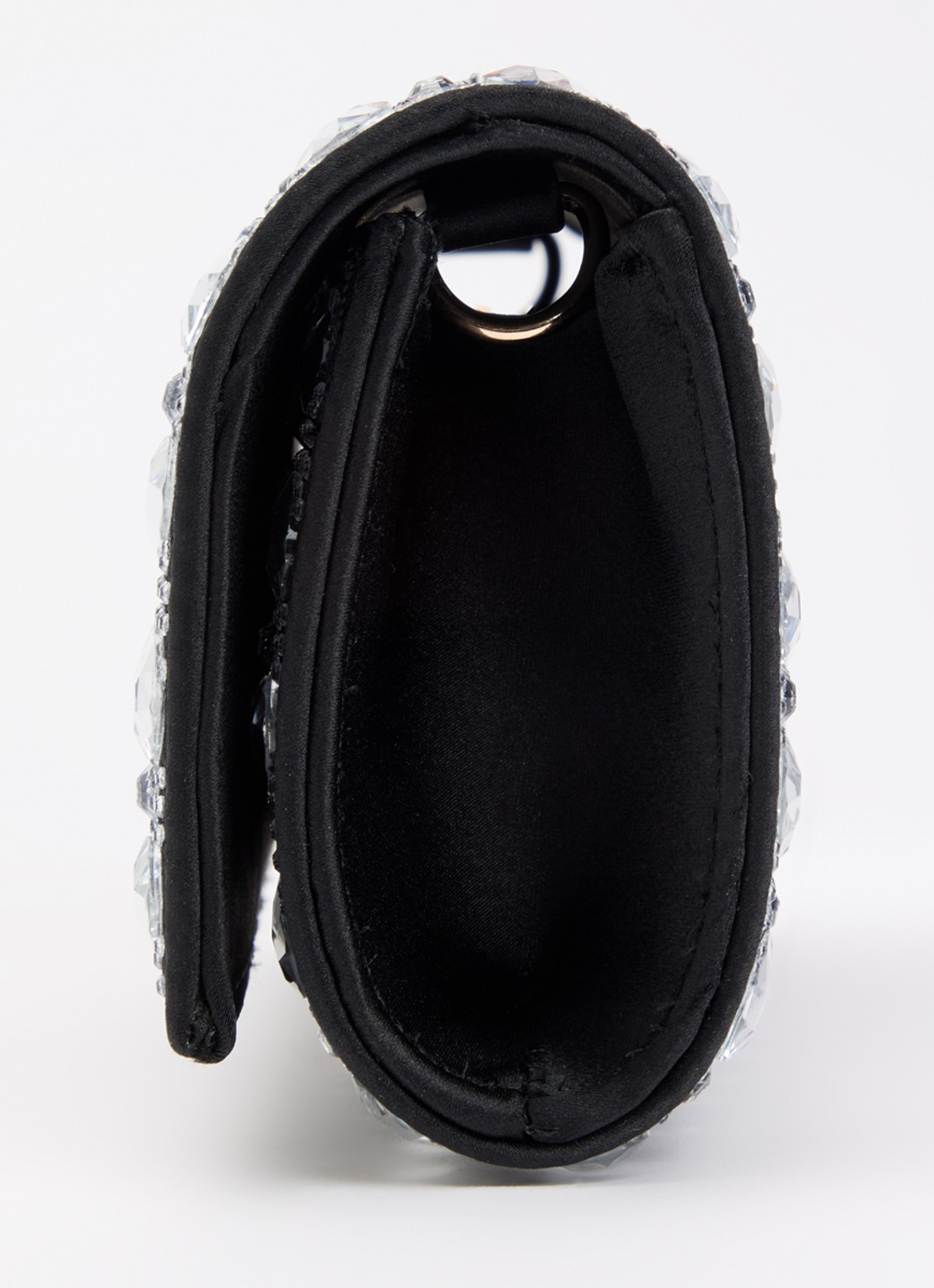 GUESS Elsie clutch met afneembare schouderriem  - detail 4 zwart