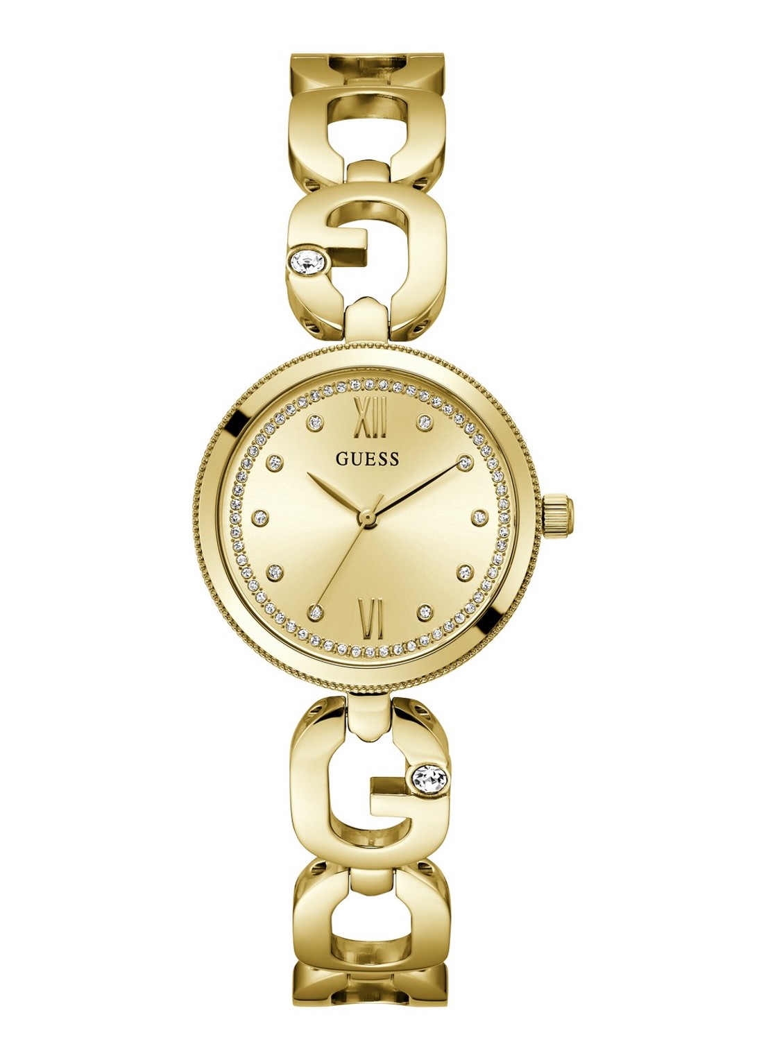 GUESS Empower horloge GW0759L2 - voorkant goud