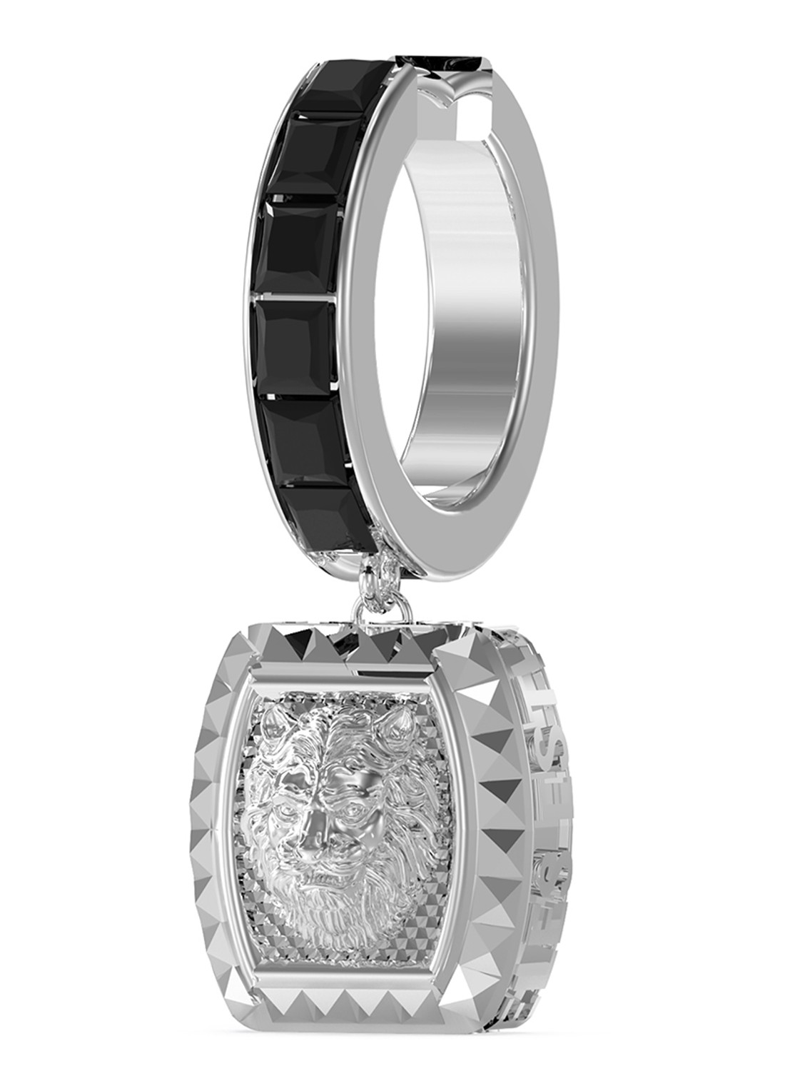 GUESS Enkele oorring JUME05006JWSTT-U  - voorkant zilver