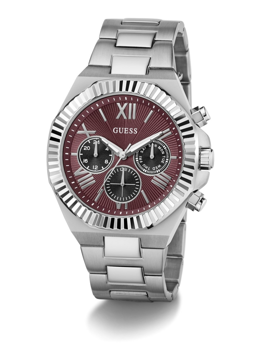 GUESS Equity horloge GW0703G7 - detail 5 zilver