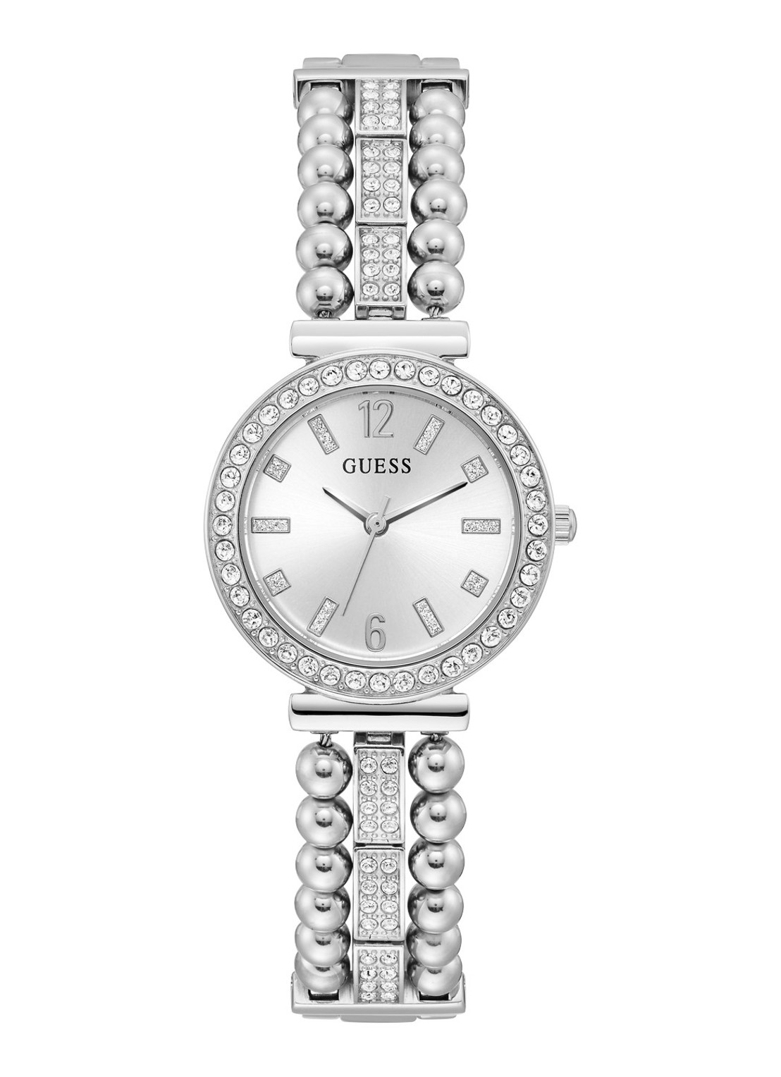 GUESS Gala horloge GW0401L1 - voorkant 5 zilver