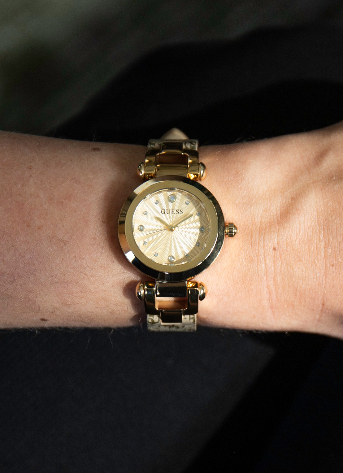 GUESS Ginger horloge GW1021L2 - detail 2 goud