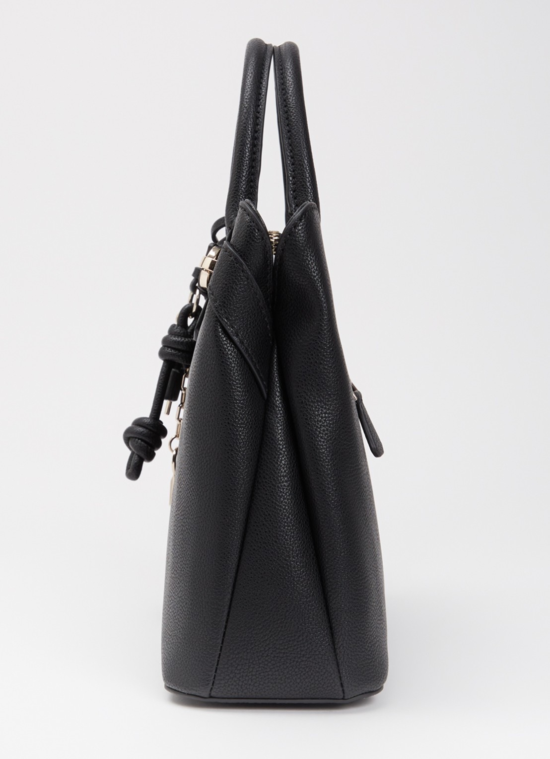 GUESS Gregoria handtas met logo en afneembare schouderriem - detail 6 zwart