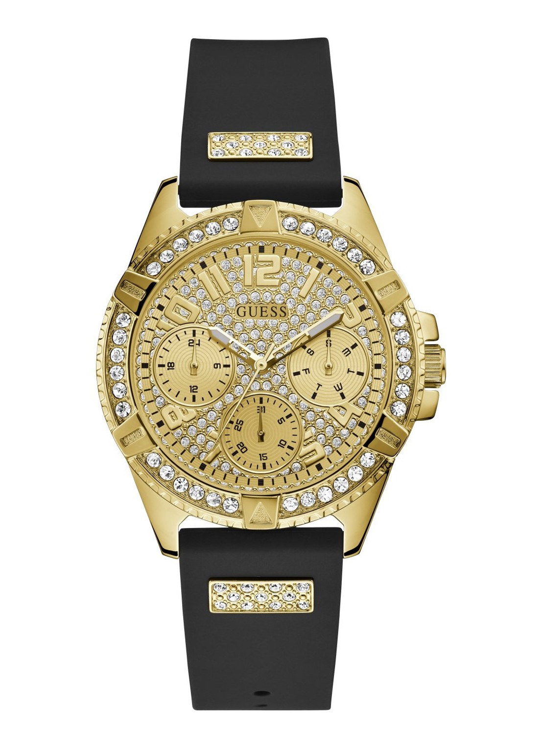 GUESS Guess Ladies Sport Steel - voorkant goud