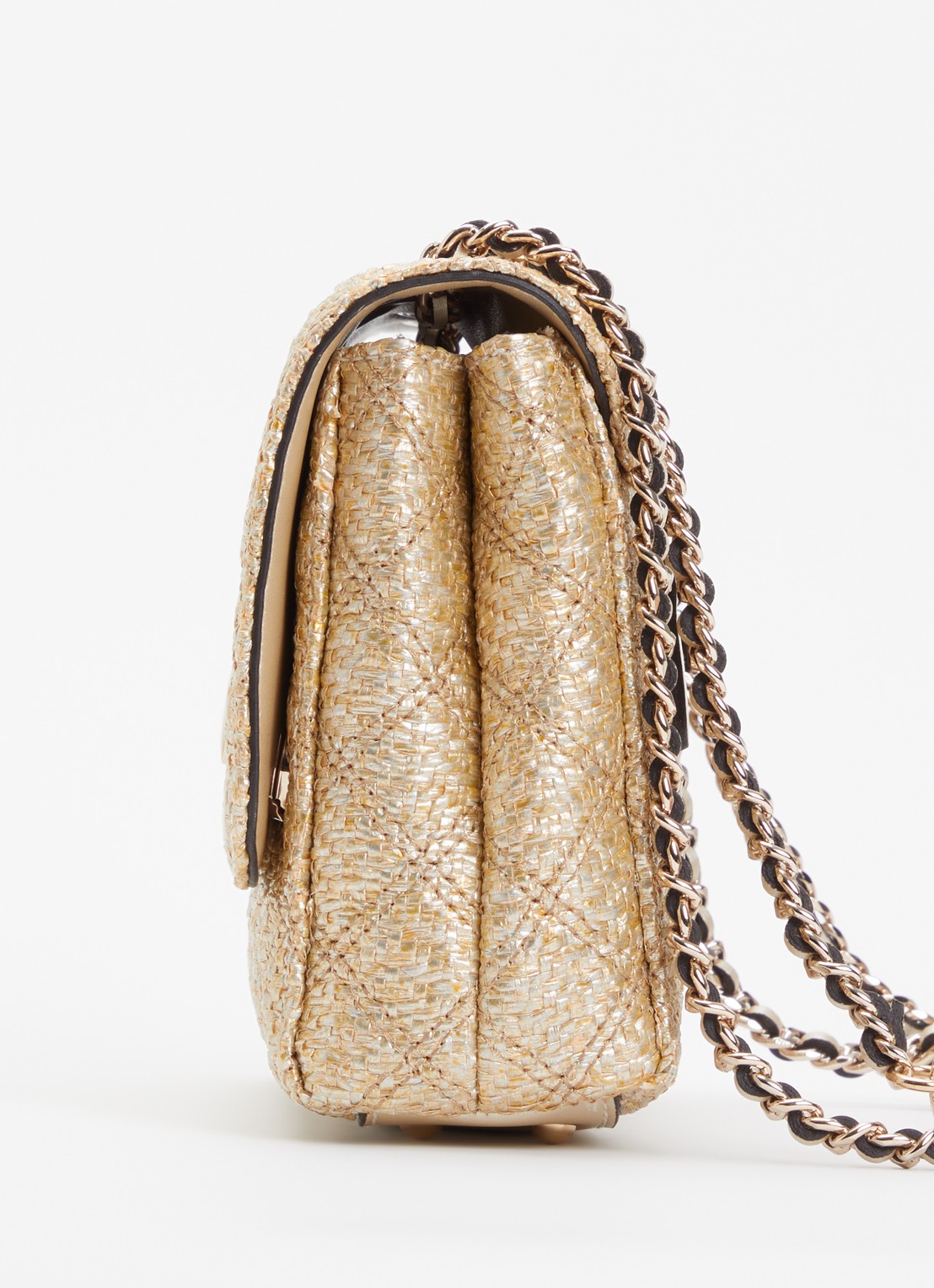 GUESS Guilly ll schoudertas met verstelbare schouderriem  - detail 6 goud
