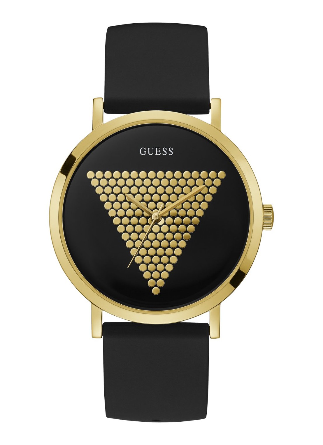 GUESS Imprint horloge W1161G1 - voorkant zwart