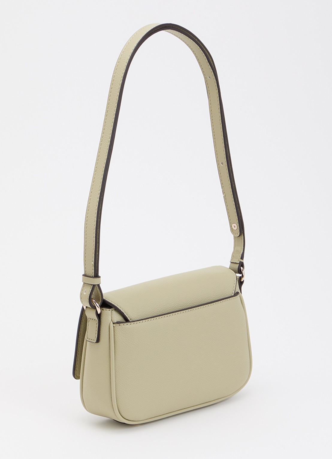 GUESS Isola crossbodytas met logo - achterkant 6 lichtgroen