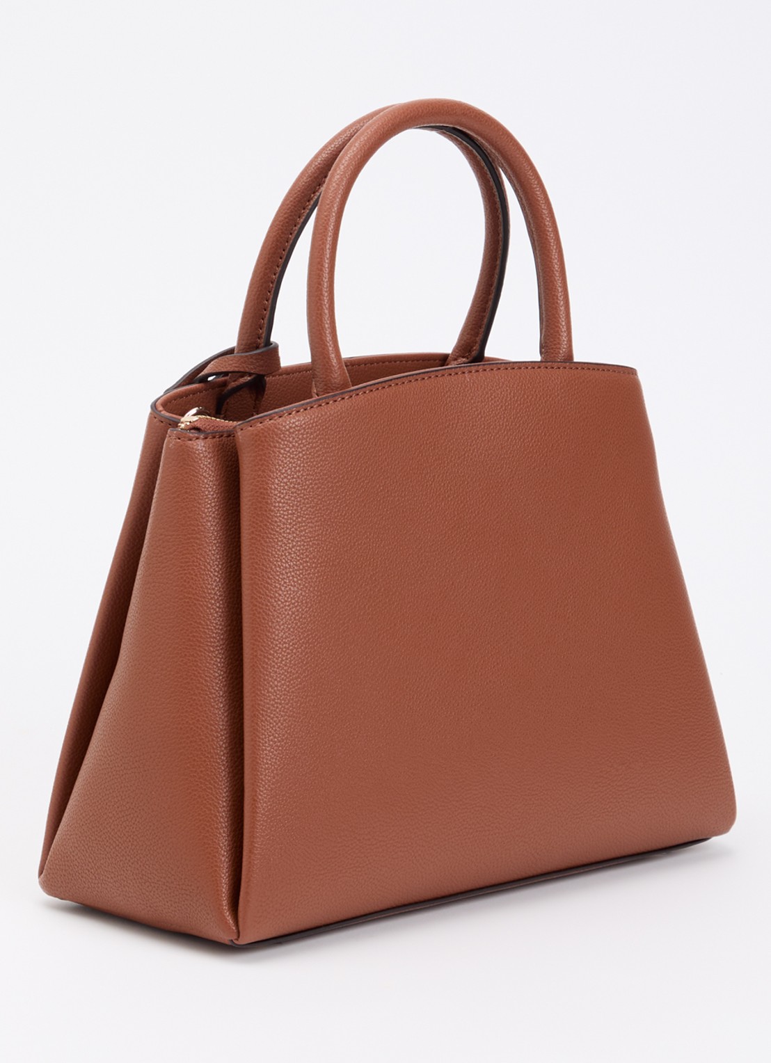 GUESS Isola handtas met tasbedel en afneembare schouderriem  - achterkant 4 bruin