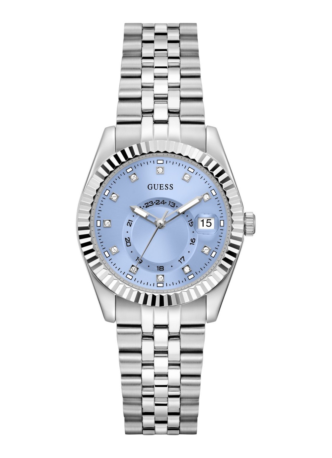 GUESS Jada horloge GW0936L1 - voorkant 3 zilver