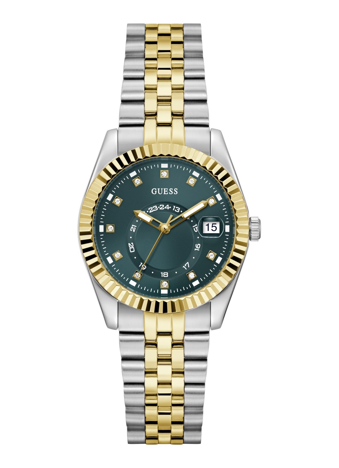 GUESS Jada horloge GW0936L3 - voorkant zilver
