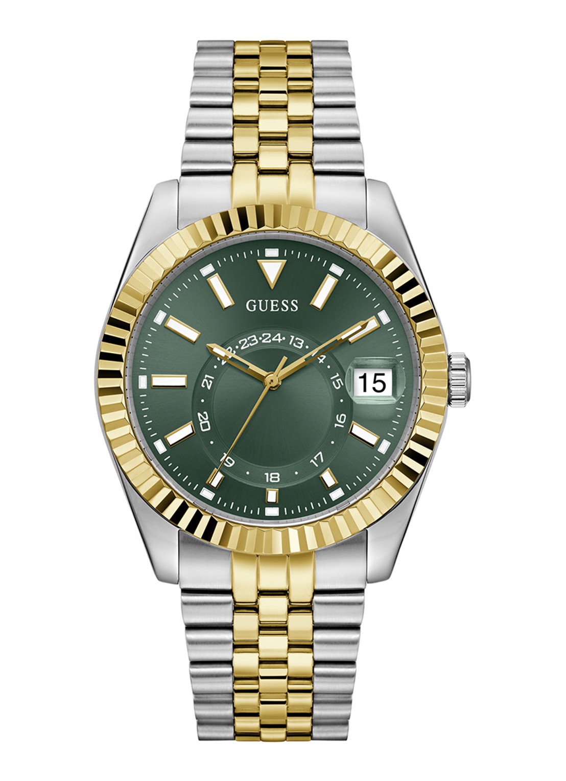 GUESS Jaden horloge GW0977G4 - voorkant zilver